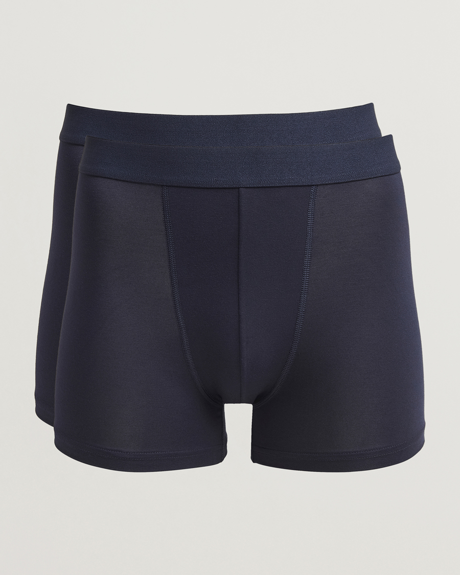 Herre | Undertøy | Bread & Boxers | 2-Pack Boxer Breif Modal Dark Navy
