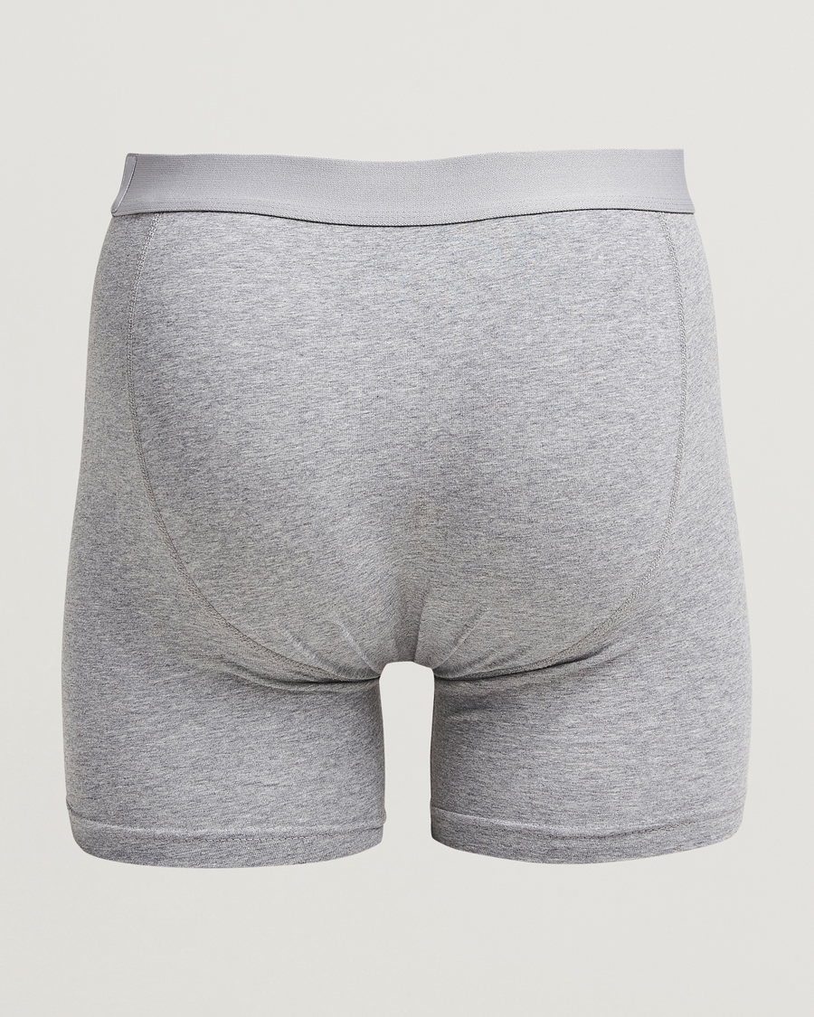 Herre | Undertøy | Bread & Boxers | 3-Pack Long Boxer Brief Grey Melange