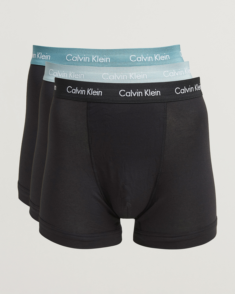 Herre | Undertøy | Calvin Klein | Cotton Stretch 3-Pack Trunk Black