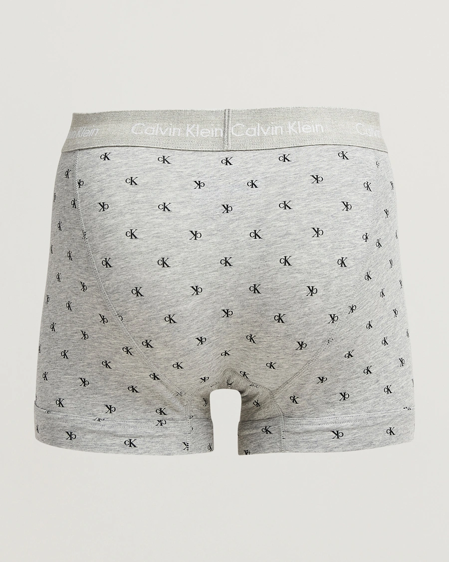 Herre | Undertøy | Calvin Klein | Cotton Stretch 3-Pack Trunk Black/Grey/Blue