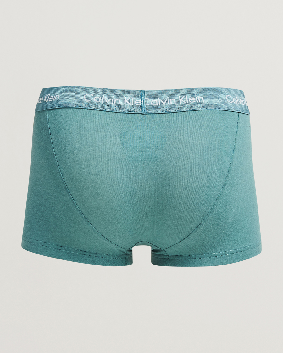 Herre | Undertøy | Calvin Klein | Cotton Stretch 3-Pack Low Rise Trunk Black/Grey/Green
