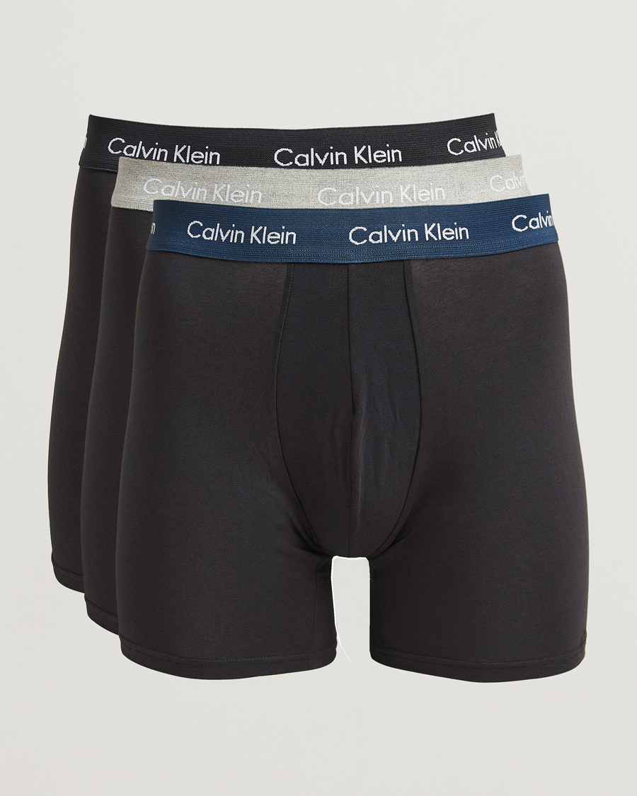 Herre | Undertøy | Calvin Klein | Cotton Stretch 3-Pack Boxer Brief Black