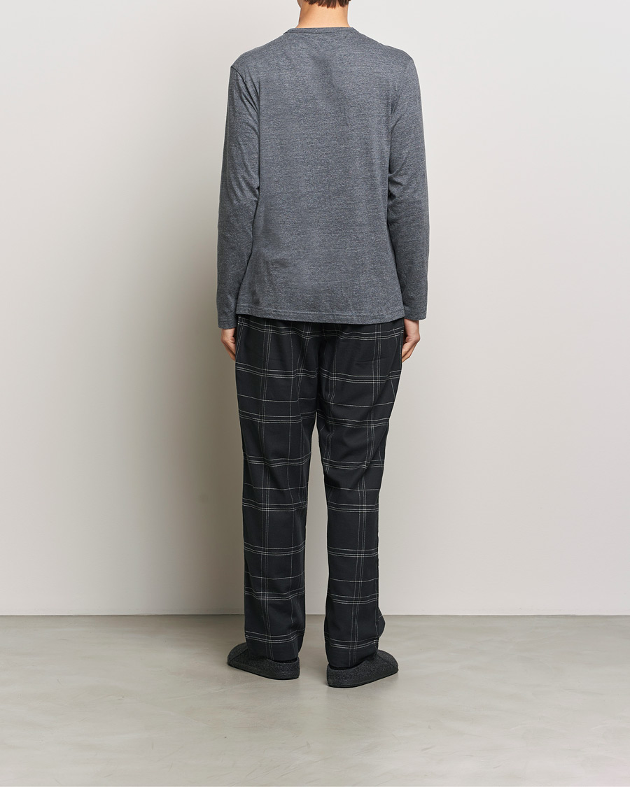 Herre | Calvin Klein Cotton Pyjama Set Charcoal/Black | Calvin Klein | Cotton Pyjama Set Charcoal/Black