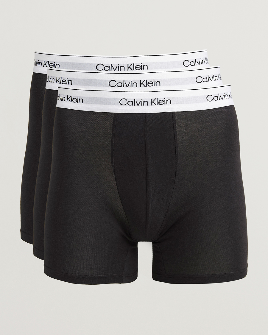 Herre | Undertøy | Calvin Klein | 3-Pack Icon Cotton Stretch Boxer Brief Black