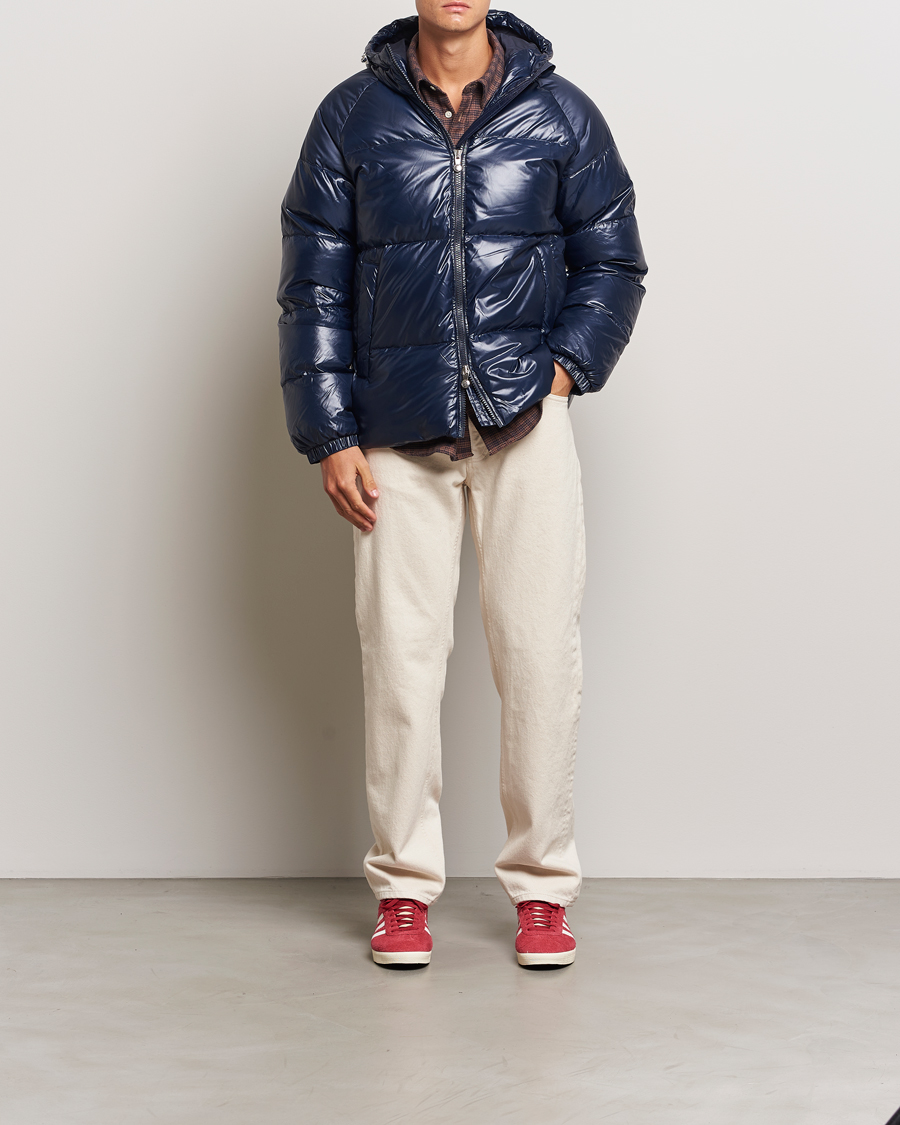 Herre | Jakker | Pyrenex | Sten Hooded Puffer Jacket Amiral