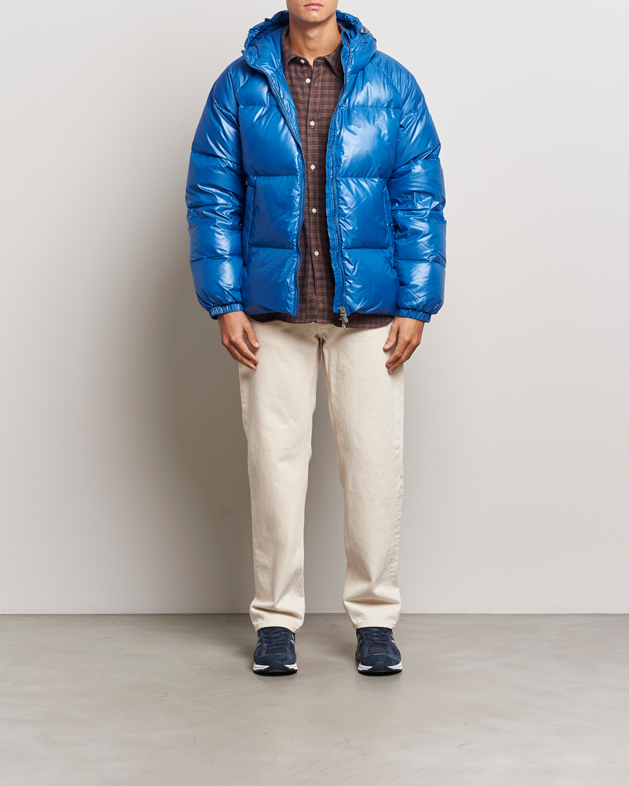Herre | Jakker | Pyrenex | Sten Hooded Puffer Jacket Adriatic
