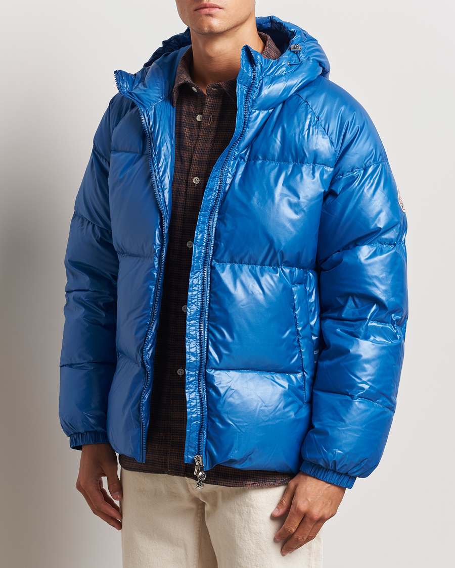 Herre | Jakker | Pyrenex | Sten Hooded Puffer Jacket Adriatic