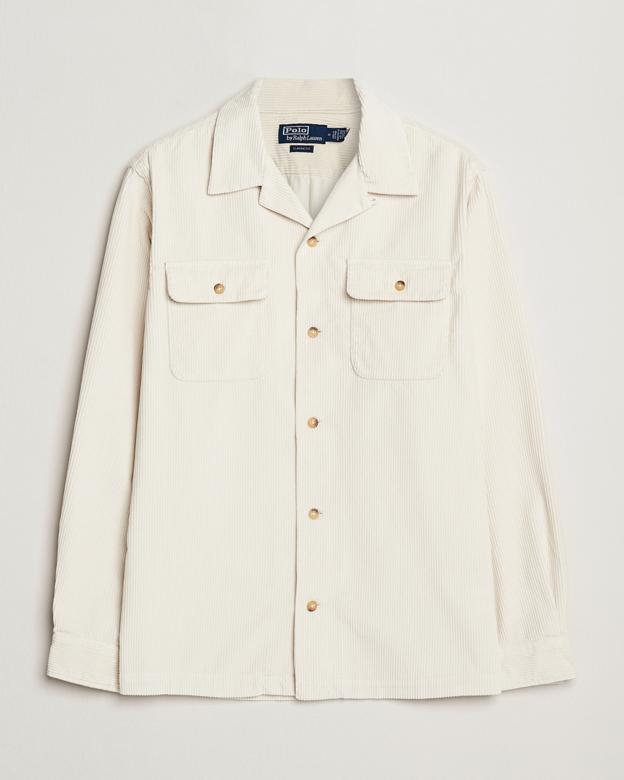 Herre | Skjorter | Polo Ralph Lauren | Corduroy Western Shirt Antique Cream