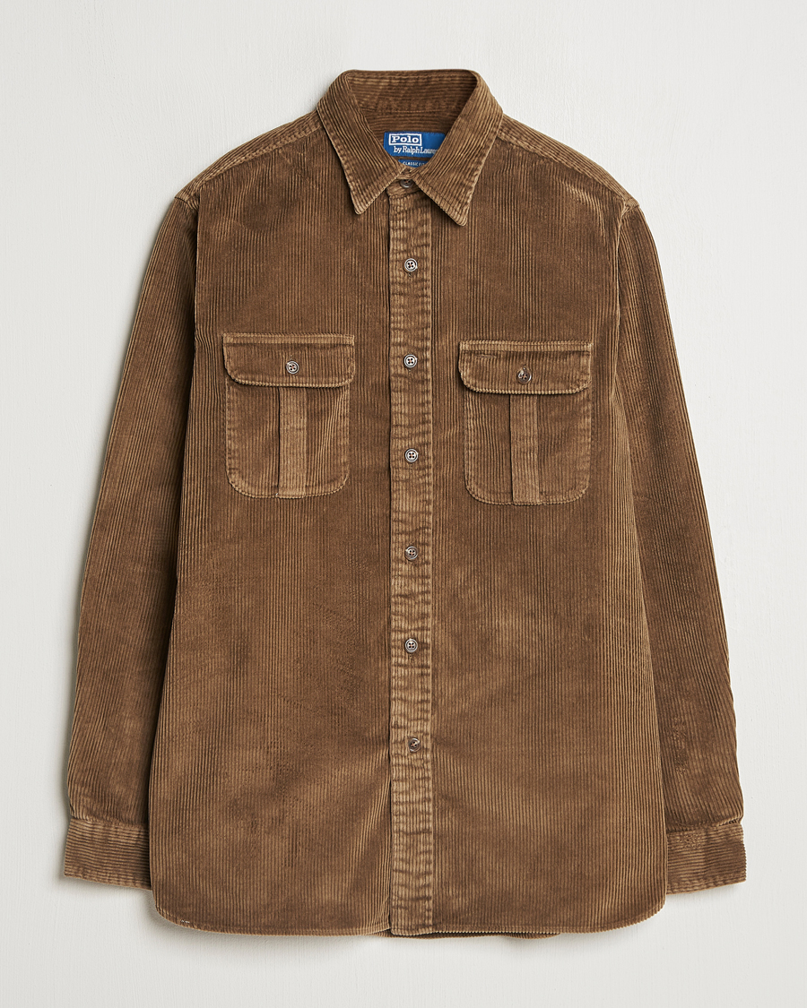 Herre | Skjorter | Polo Ralph Lauren | Corduroy Patch Shirt York Brown