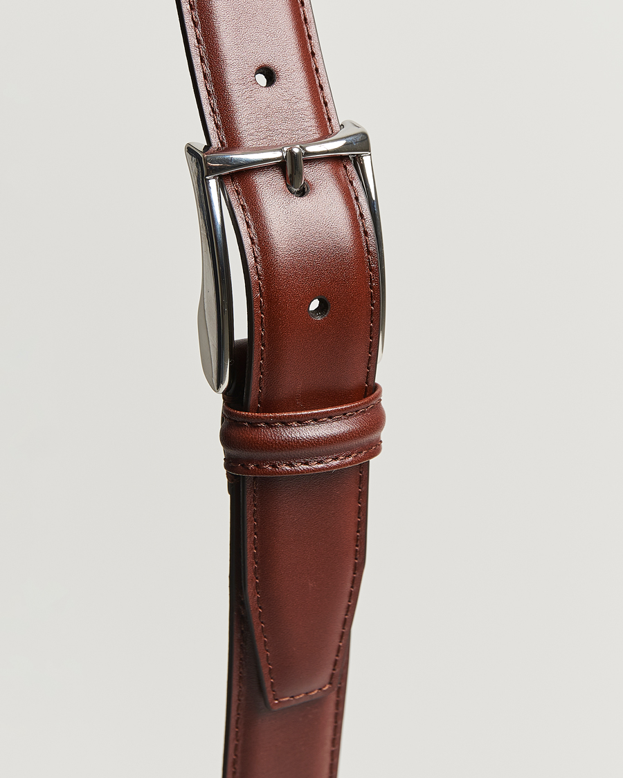 Herre | Belter | Anderson's | Leather Suit Belt 3 cm Brown
