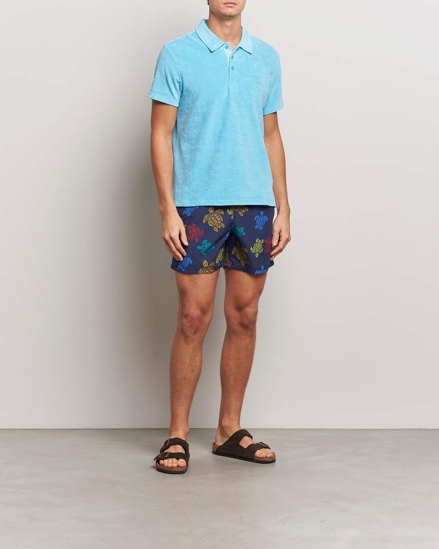 Herre | Badeshorts | Vilebrequin | Moorea Swim Shorts Bleu Marine