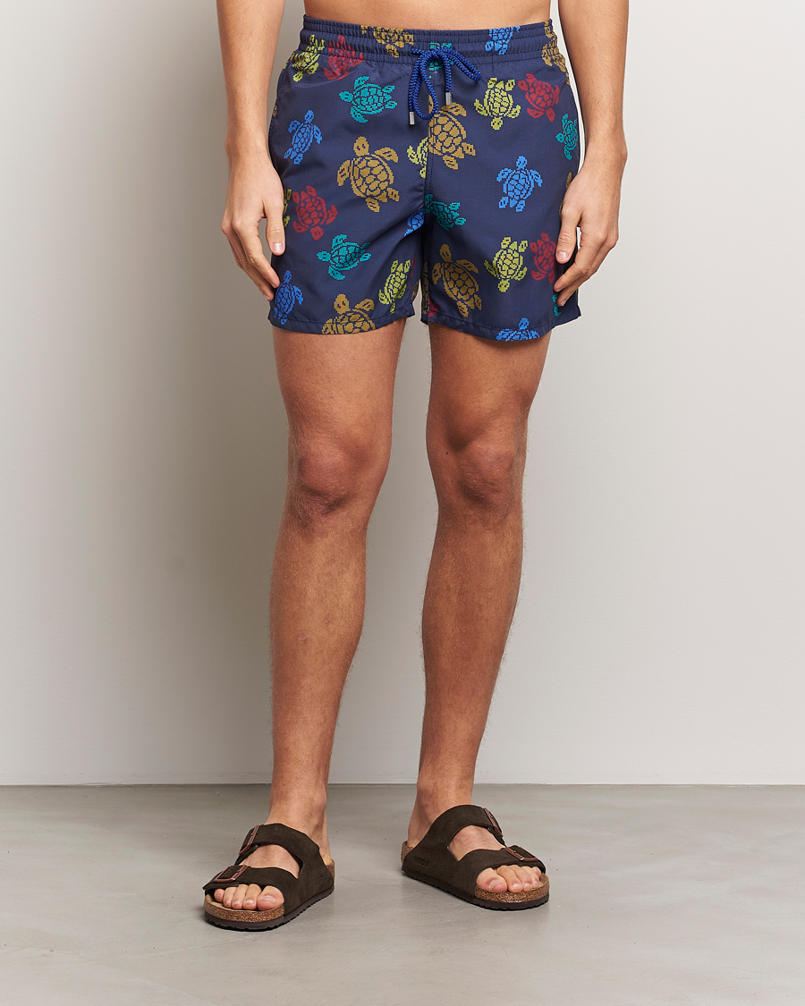 Herre | Badeshorts | Vilebrequin | Moorea Swim Shorts Bleu Marine