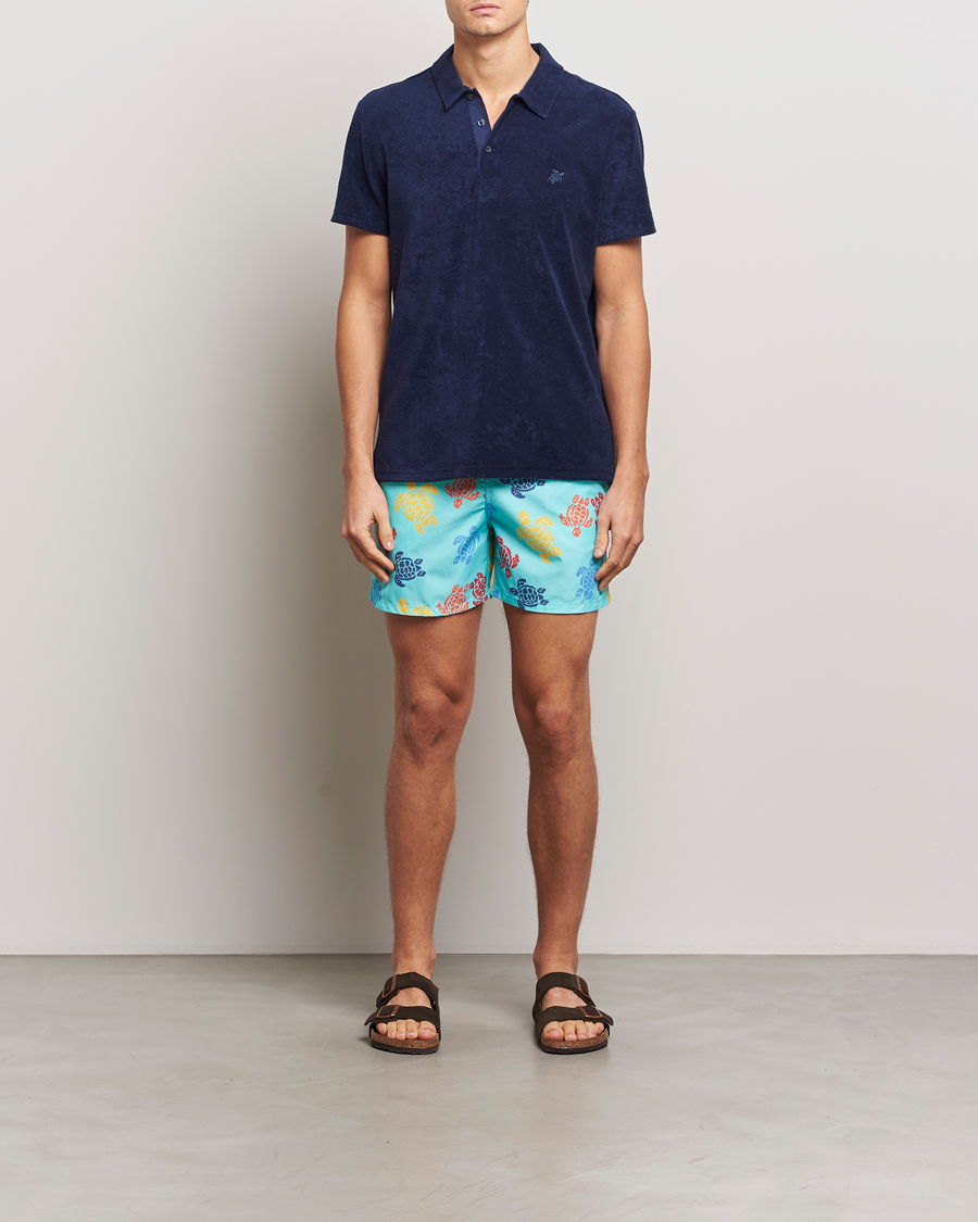 Herre | Badeshorts | Vilebrequin | Moorea Swim Shorts Bleu Lazuli