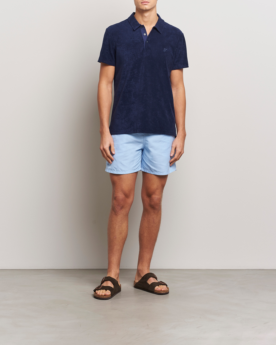 Herre | Pikéer | Vilebrequin | Phoenix Terry Polo Bleu Marine