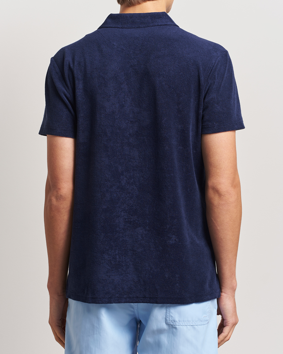 Herre | Pikéer | Vilebrequin | Phoenix Terry Polo Bleu Marine