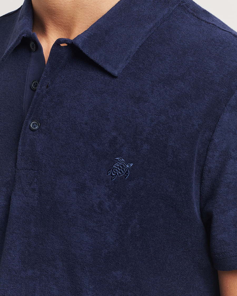 Herre | Pikéer | Vilebrequin | Phoenix Terry Polo Bleu Marine