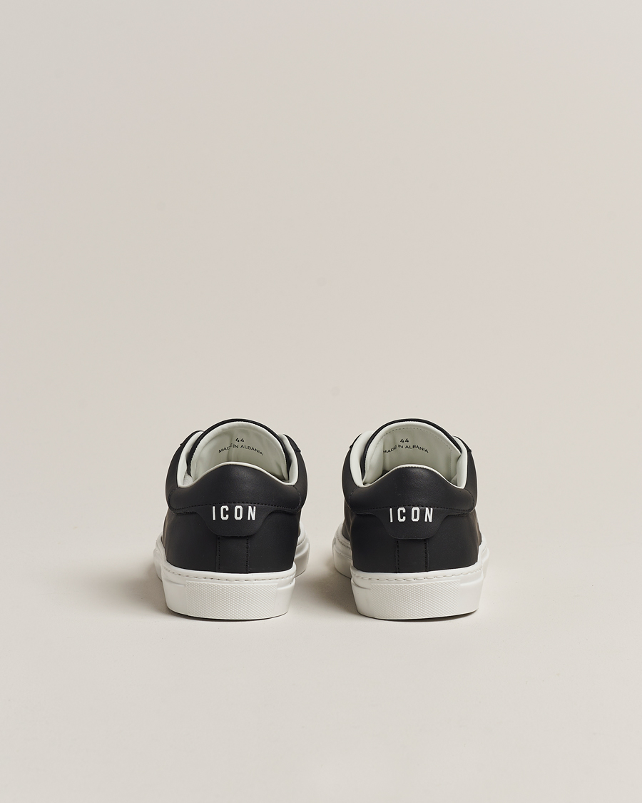 Herre | Dsquared2 Icon Leather Sneaker Black | Dsquared2 | Icon Leather Sneaker Black