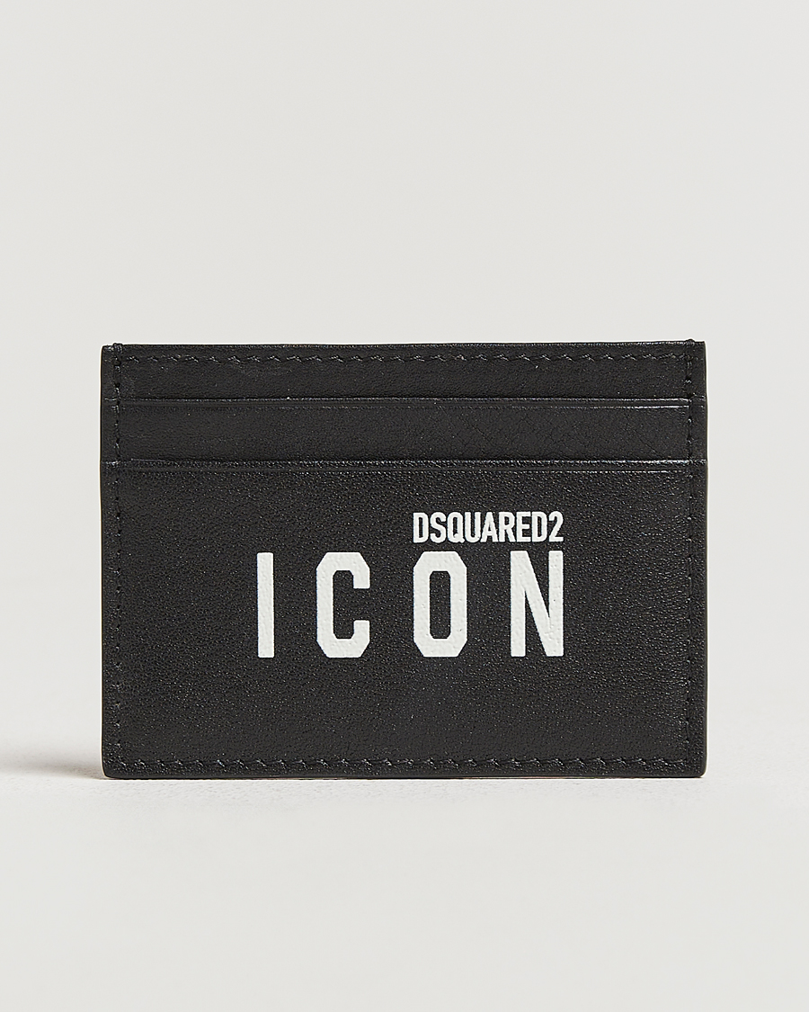 Herre | Dsquared2 Icon Card Holder Black | Dsquared2 | Icon Card Holder Black