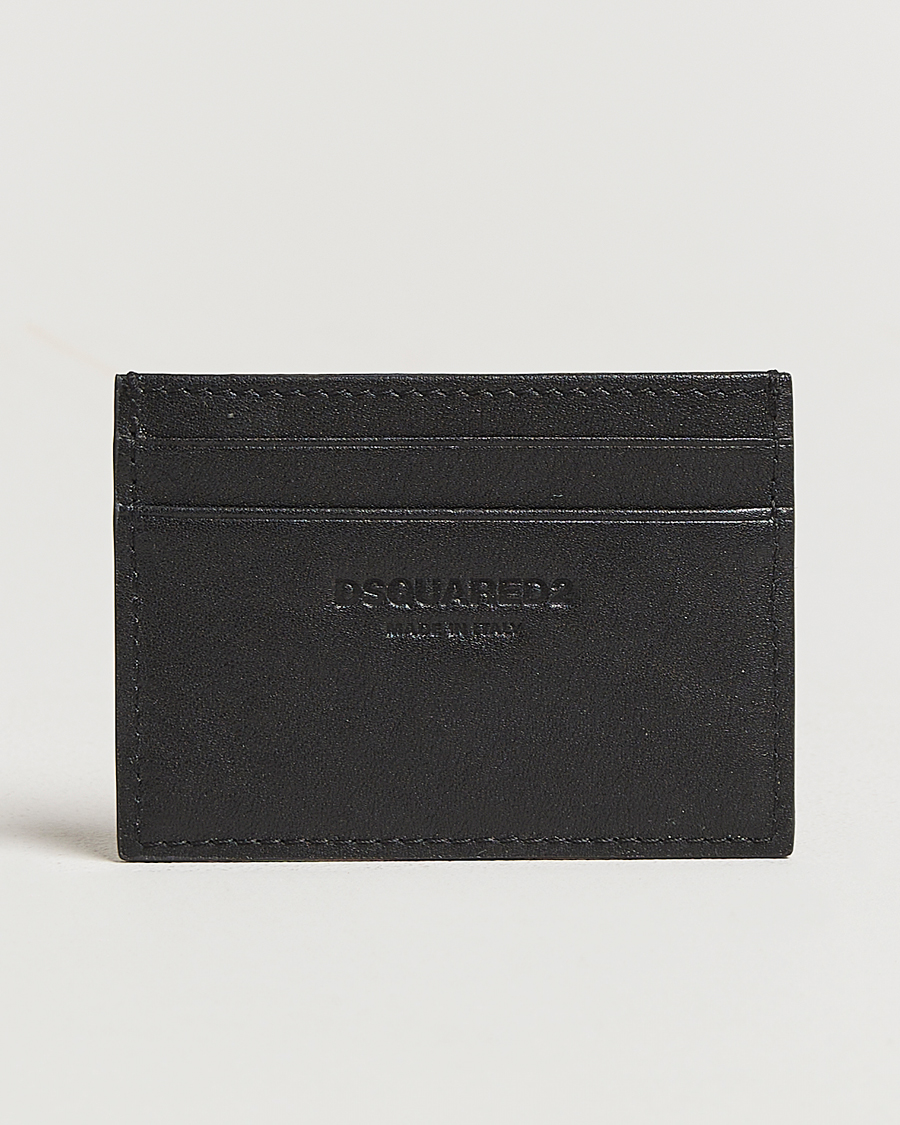 Herre | Dsquared2 Icon Card Holder Black | Dsquared2 | Icon Card Holder Black