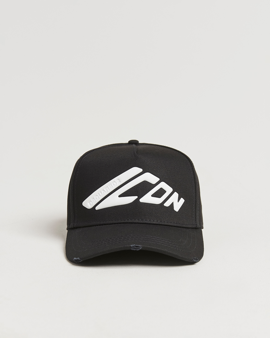 Herre | Dsquared2 Icon Evolution Baseball Cap Black/White | Dsquared2 | Icon Evolution Baseball Cap Black/White