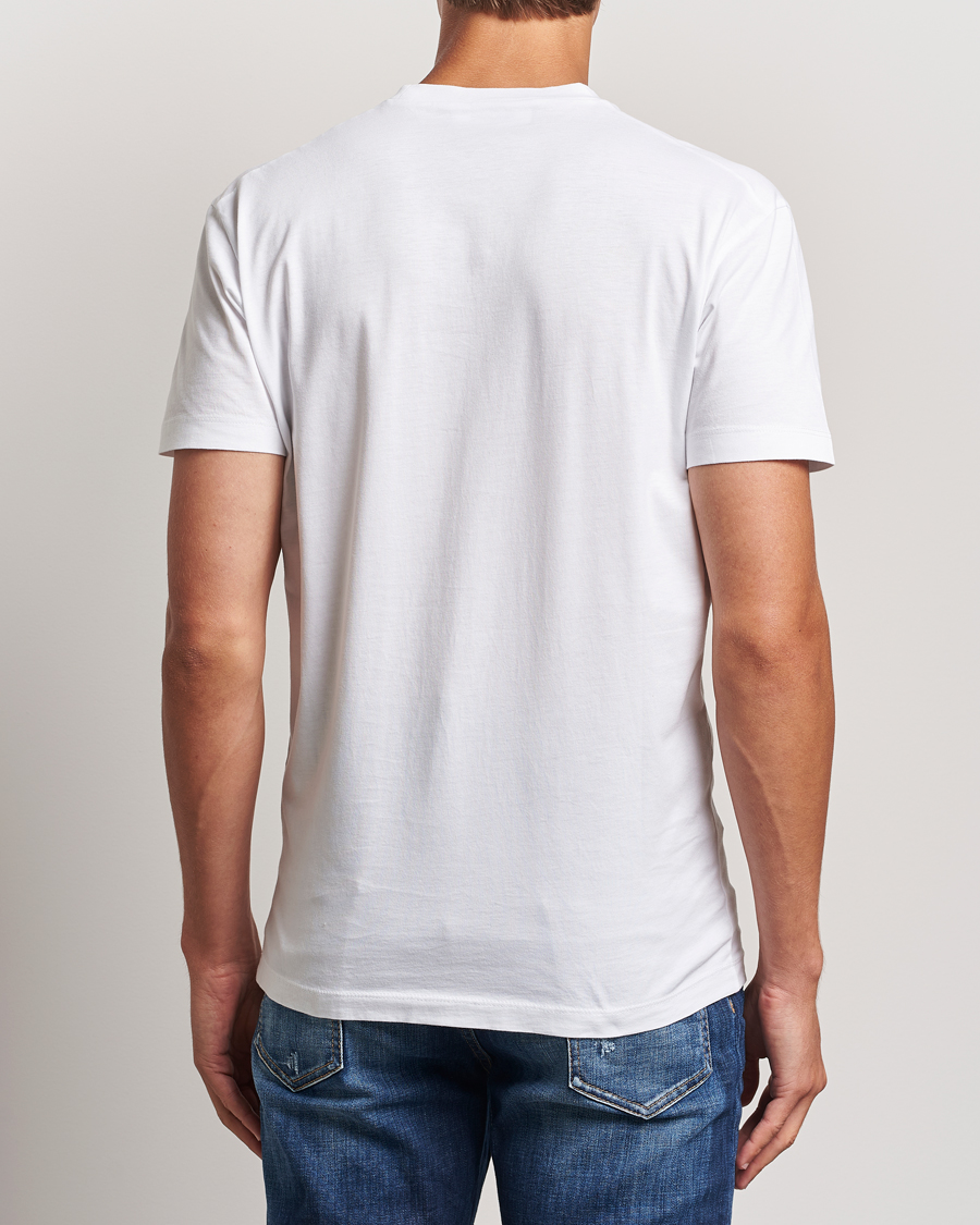 Herre | T-Shirts | Dsquared2 | Cool Fit Leaf T-Shirt White
