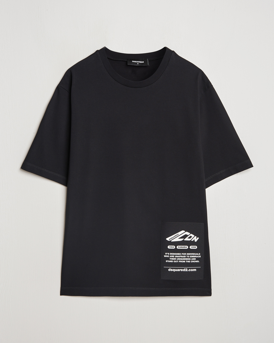 Herre | T-Shirts | Dsquared2 | Icon Evolution T-Shirt Black