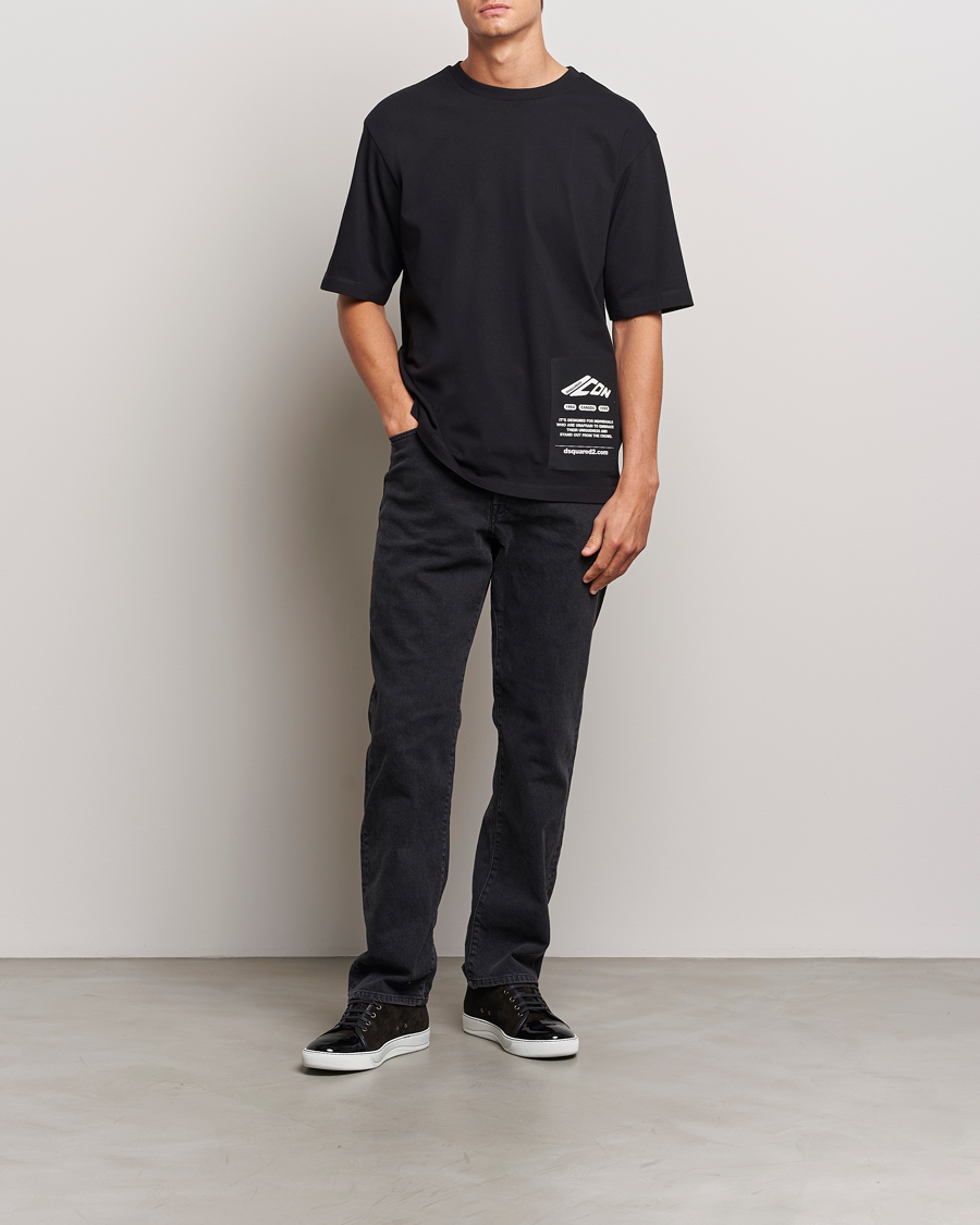 Herre | T-Shirts | Dsquared2 | Icon Evolution T-Shirt Black