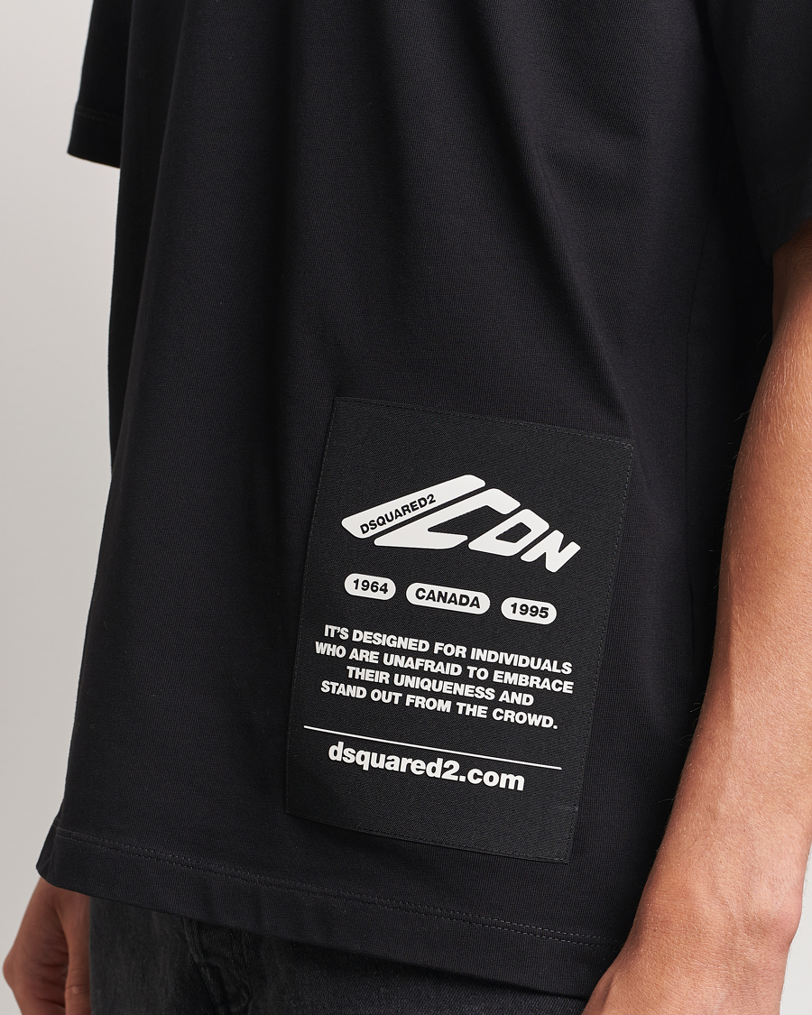 Herre | T-Shirts | Dsquared2 | Icon Evolution T-Shirt Black