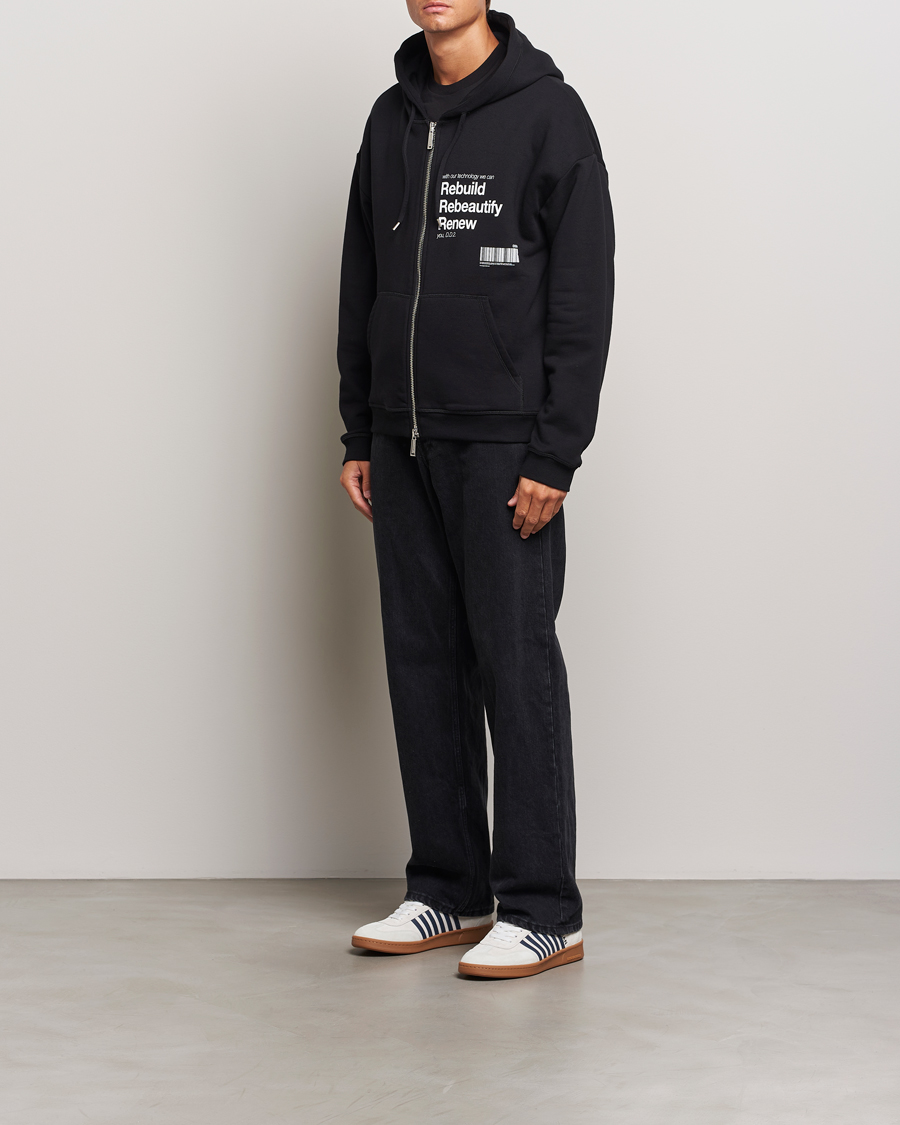 Herre | Gensere | Dsquared2 | Logo Full Zip Hoodie Black