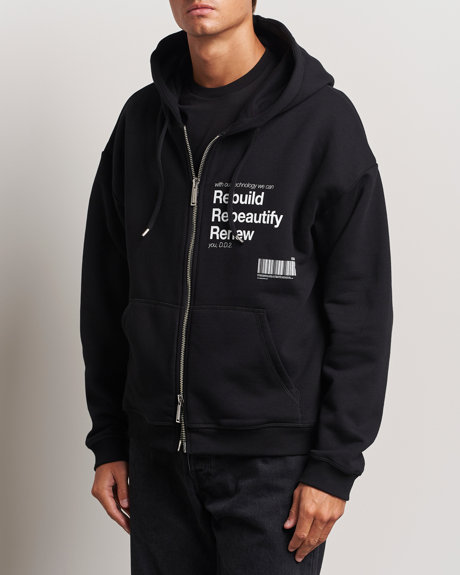 Herre | Gensere | Dsquared2 | Logo Full Zip Hoodie Black