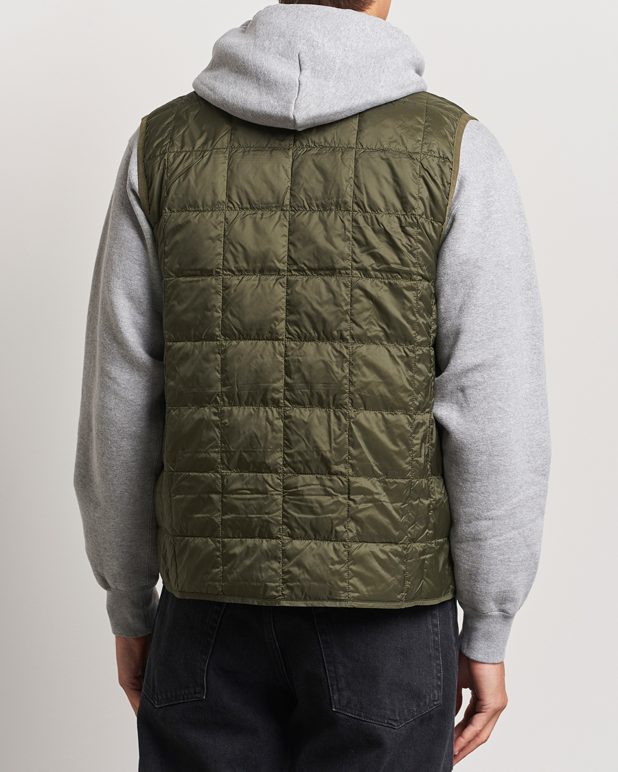 Herre | Jakker | TAION | V-Neck Lightweight Down Vest Dark Olive