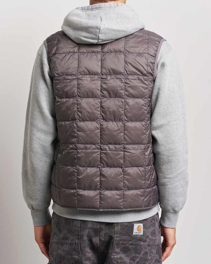 Herre | Jakker | TAION | V-Neck Lightweight Down Vest Gray