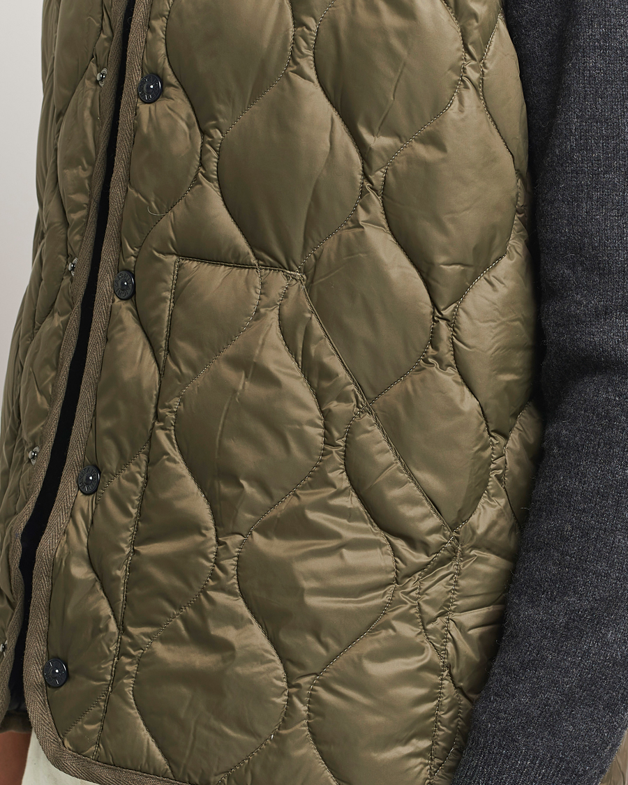 Herre | Jakker | TAION | Military Crew Neck Down Vest Dark Olive