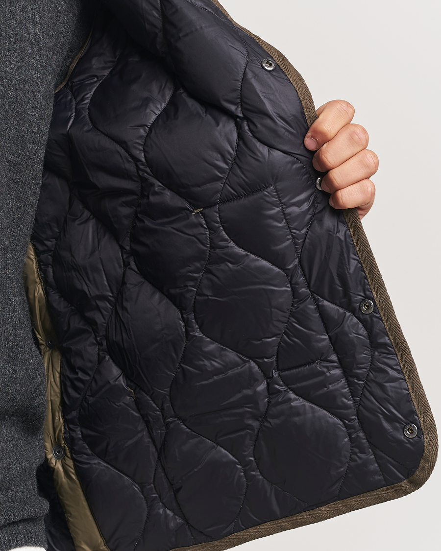 Herre | Jakker | TAION | Military Crew Neck Down Vest Dark Olive