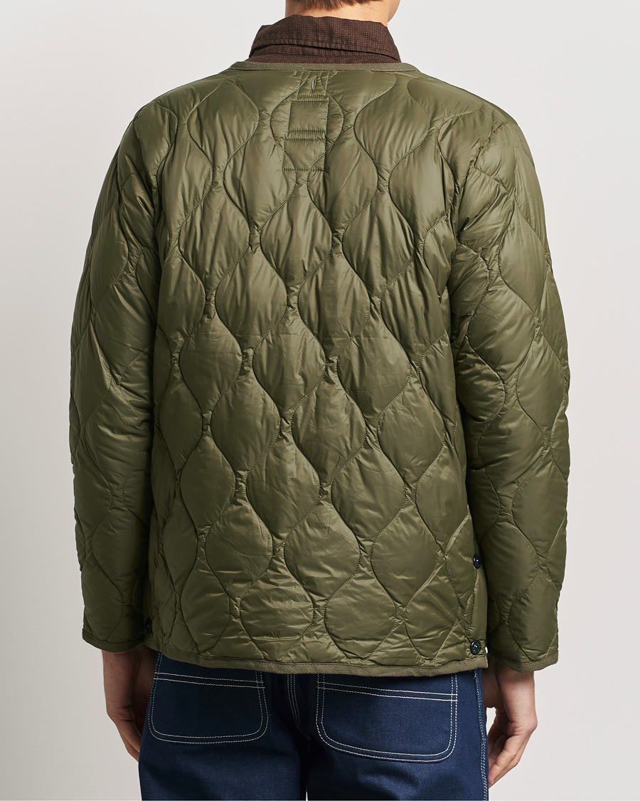 Herre | Jakker | TAION | Military Crew Neck Down Jacket Dark Olive
