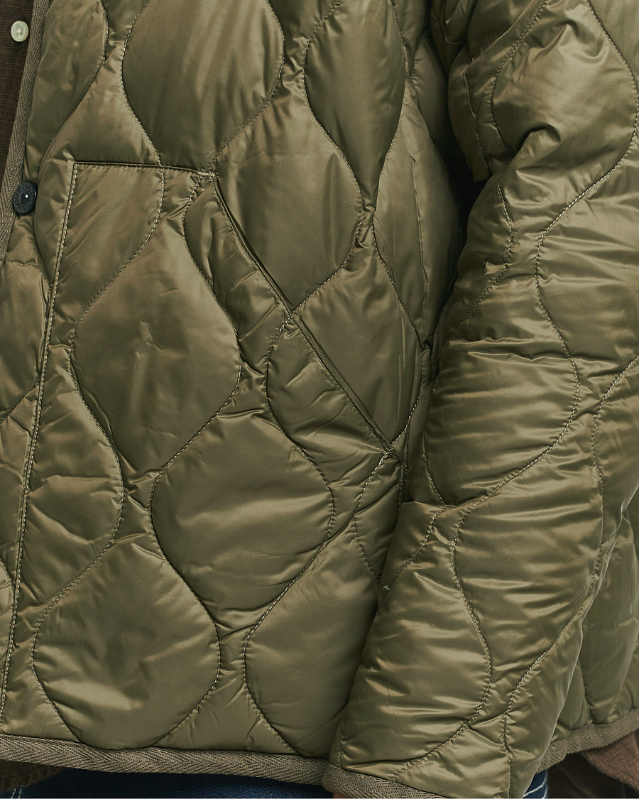 Herre | Jakker | TAION | Military Crew Neck Down Jacket Dark Olive