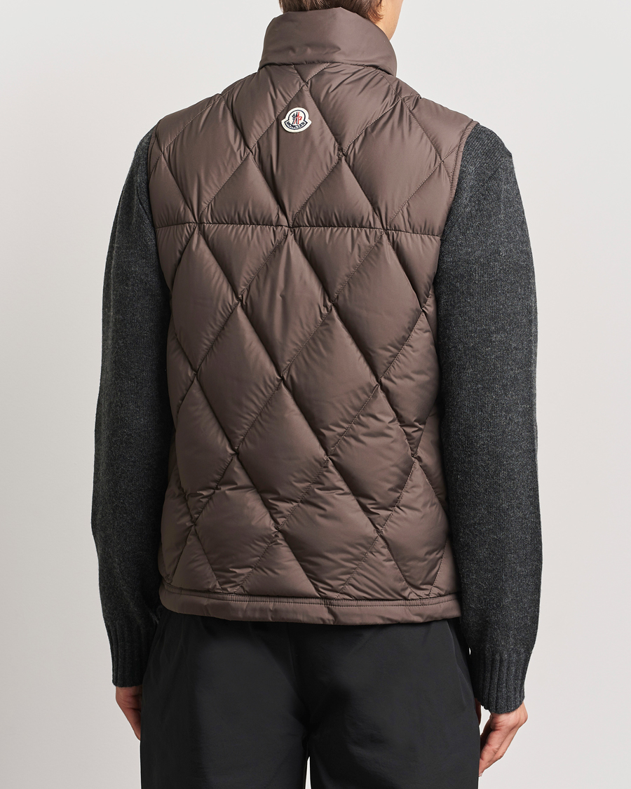 Herre | Jakker | Moncler | Aroula Quilted Down Vest Dark Brown
