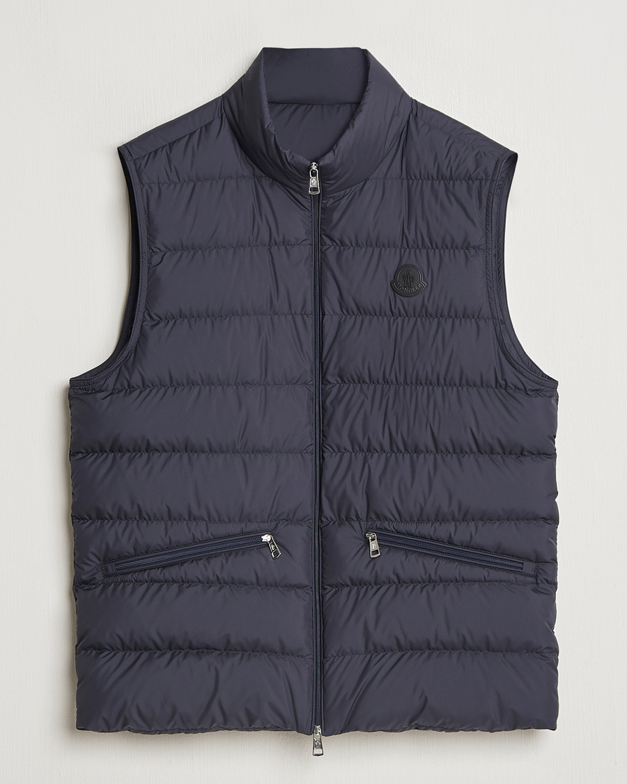 Herre | Jakker | Moncler | Treompan Down Vest Navy