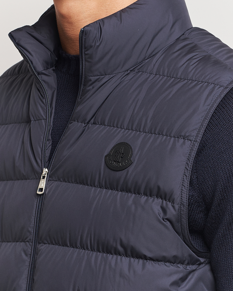 Herre | Jakker | Moncler | Treompan Down Vest Navy