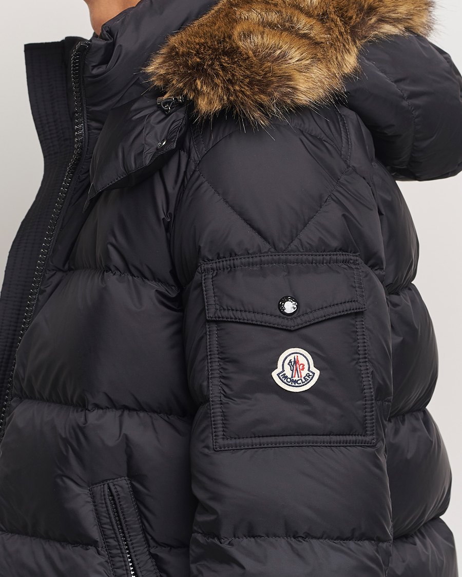 Herre | Jakker | Moncler | Maya Faux Fur Jacket Black
