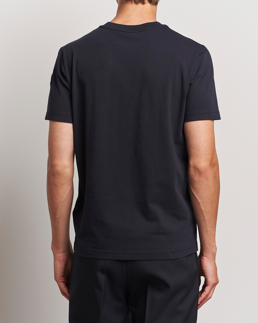 Herre | T-Shirts | Moncler | Embossed Logo T-Shirt Navy