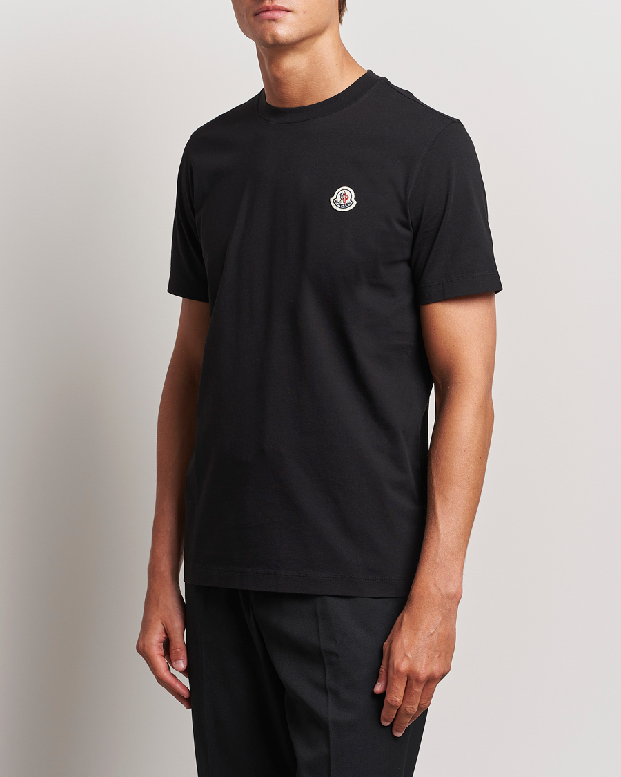 Herre | T-Shirts | Moncler | 3-Pack Logo T-Shirt Black