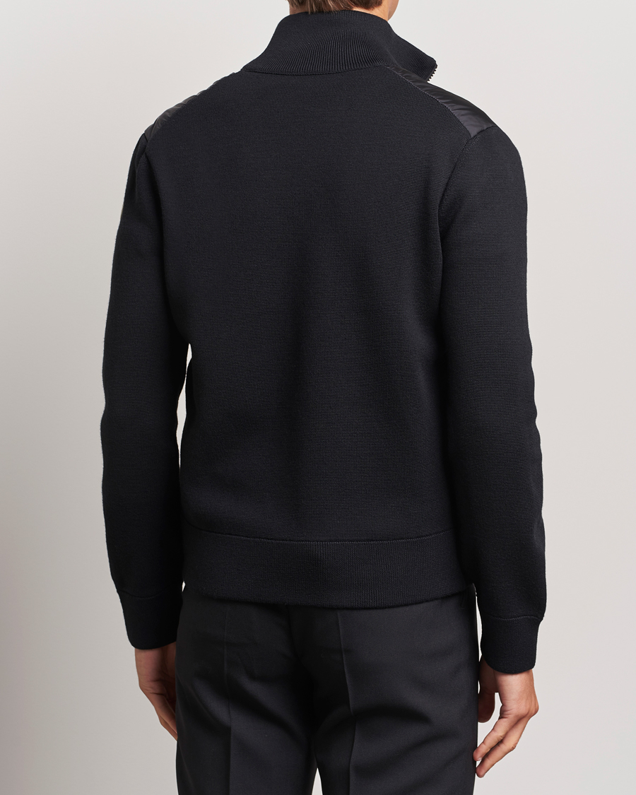 Herre | Jakker | Moncler | Hybrid Zip Sweater Black