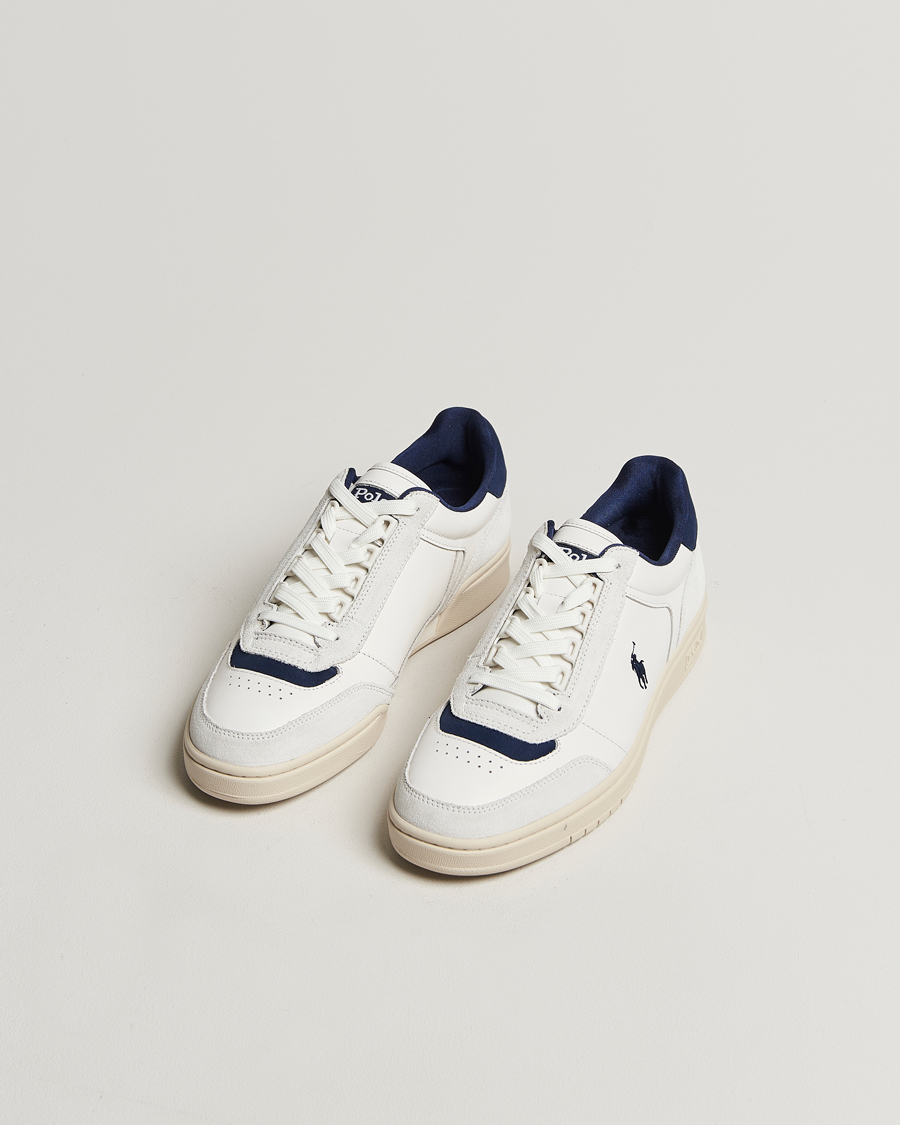 Herre | Sneakers | Polo Ralph Lauren | Polo Court Sneaker Deckwash White/Navy