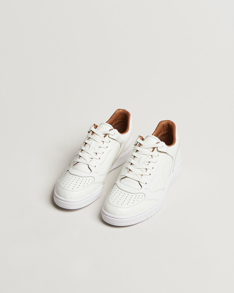 Herre | Sneakers | Polo Ralph Lauren | Polo Court Sneaker Deckwash White Leather