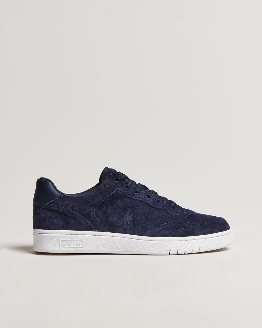 Herre | Polo Ralph Lauren Polo Court Sneaker Navy Suede | Polo Ralph Lauren | Polo Court Sneaker Navy Suede