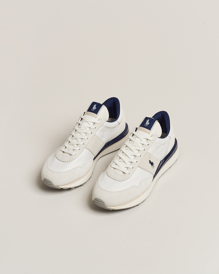 Herre | Polo Ralph Lauren Train 89 PP Sneaker Deckwash White/Newport Navy | Polo Ralph Lauren | Train 89 PP Sneaker Deckwash White/Newport Navy