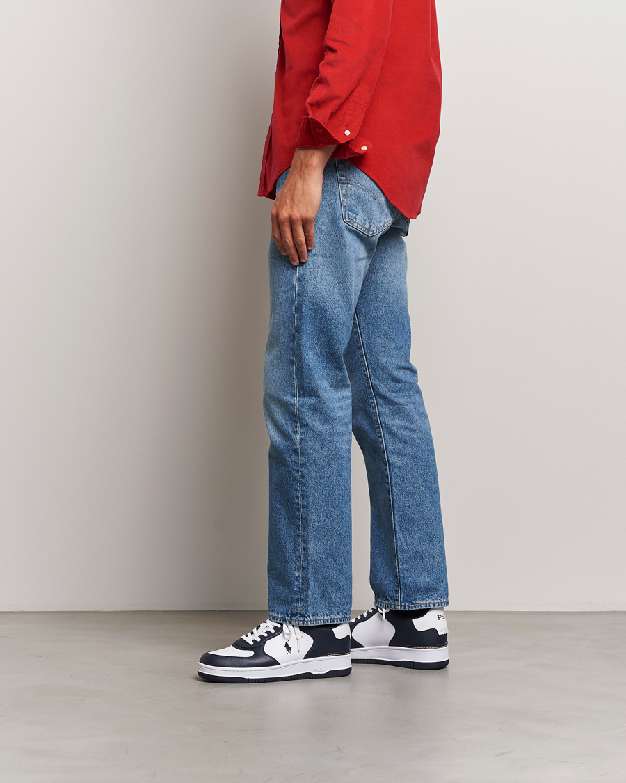 Herre | Polo Ralph Lauren Masters Court Sneaker Aviator Navy/White | Polo Ralph Lauren | Masters Court Sneaker Aviator Navy/White