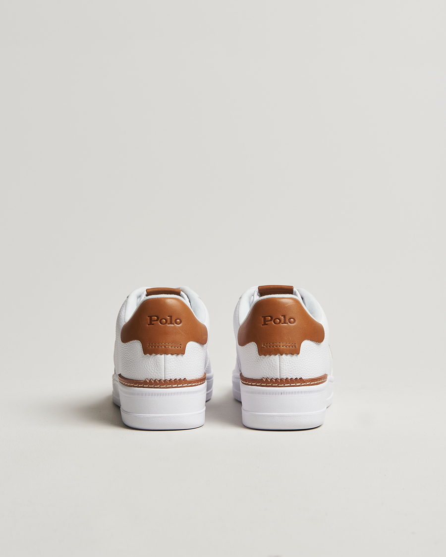 Herre | Polo Ralph Lauren Masters Court Sneaker White/Tan Multi PP | Polo Ralph Lauren | Masters Court Sneaker White/Tan Multi PP