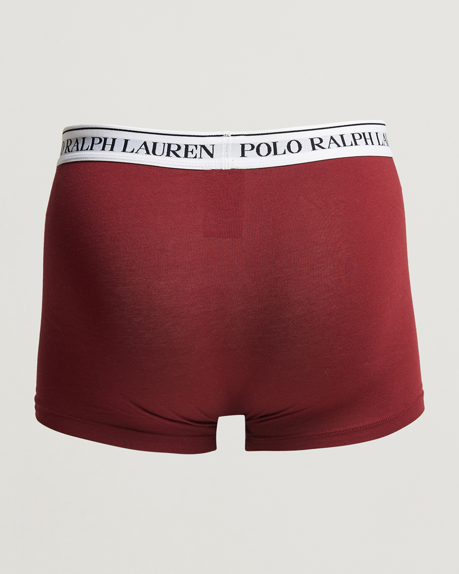 Herre | Undertøy | Polo Ralph Lauren | 3-Pack Trunk Ruby/Wine Heather/Red Carpet